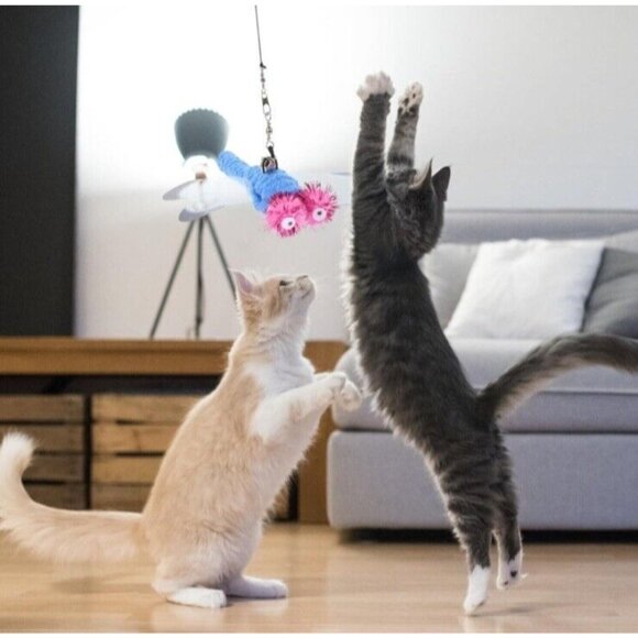 5pc Replacement Dragonfly Toy Interactive For Cats & Kittens For Toy Wands New - Picture 7 of 7